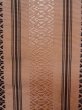 Photo3: M0901G Vintage Japanese Kimono   Beige HANHABA OBI half width sash KENJO pattern(A prestigious pattern meaning that it was presented to the Shogunate.) Silk. (Grade C) (3)