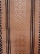 Photo3: M0901G Vintage Japanese Kimono   Beige HANHABA OBI half width sash KENJO pattern(A prestigious pattern meaning that it was presented to the Shogunate.) Silk. (Grade C) (3)