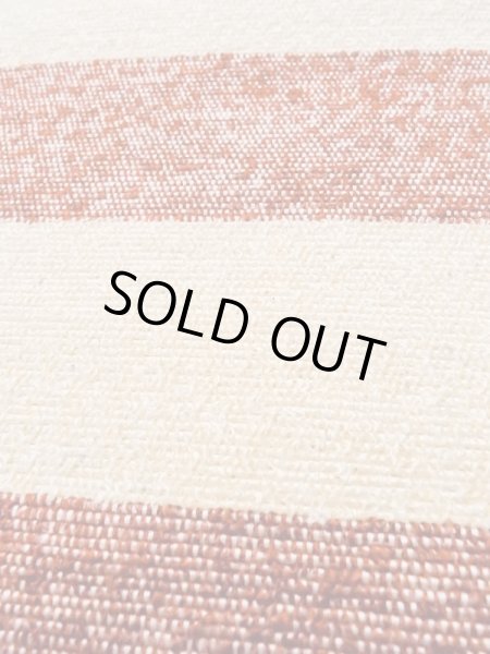 Photo6: M0901O Vintage Japanese Kimono   Off White HANHABA OBI half width sash Stripes Mixed. (Grade B) (6)