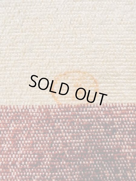 Photo8: M0901O Vintage Japanese Kimono   Off White HANHABA OBI half width sash Stripes Mixed. (Grade B) (8)