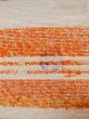 Photo8: M0901P Vintage Japanese Kimono   Off White HANHABA OBI half width sash Stripes Mixed. (Grade B) (8)