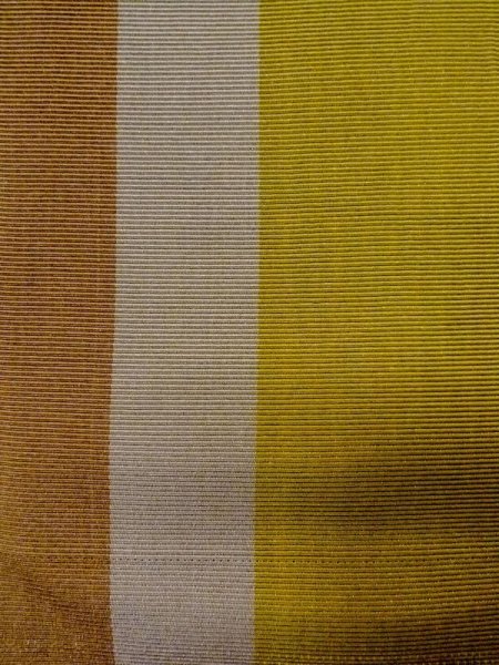 Photo3: M0901Q Vintage Japanese Kimono   Olive HANHABA OBI half width sash Stripes Silk. (Grade D) (3)