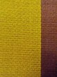Photo3: M0901S Vintage Japanese Kimono   Brown HANHABA OBI half width sash Line Silk. (Grade C) (3)