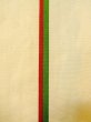 Photo7: M0901V Vintage Japanese Kimono   Off White HANHABA OBI half width sash Abstract pattern Silk. (Grade D) (7)