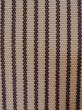Photo3: M0901Y Vintage Japanese Kimono  Light Brown HANHABA OBI half width sash Line Wool. (Grade B) (3)