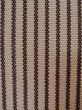 Photo3: M0901Y Vintage Japanese Kimono  Light Brown HANHABA OBI half width sash Line Wool. (Grade B) (3)