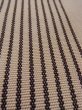 Photo5: M0901Y Vintage Japanese Kimono  Light Brown HANHABA OBI half width sash Line Wool. (Grade B) (5)