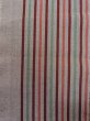 Photo2: M0901Z Vintage Japanese Kimono   Gray HANHABA OBI half width sash Stripes Silk. (Grade B) (2)