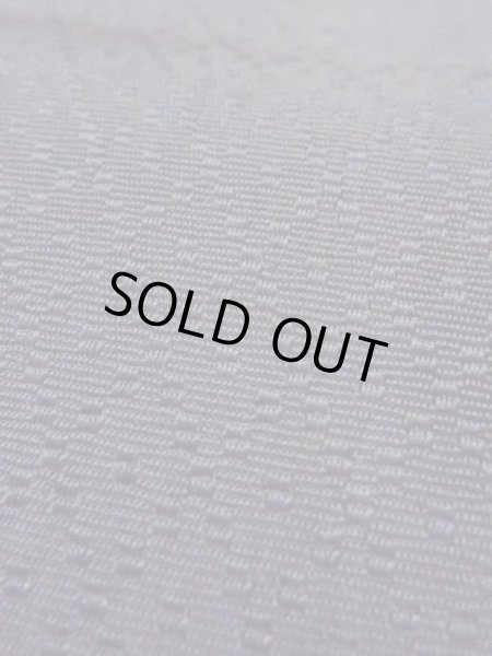 Photo5: M0902B Vintage Japanese Kimono   Black HANHABA OBI half width sash Lozenges Silk. (Grade B) (5)