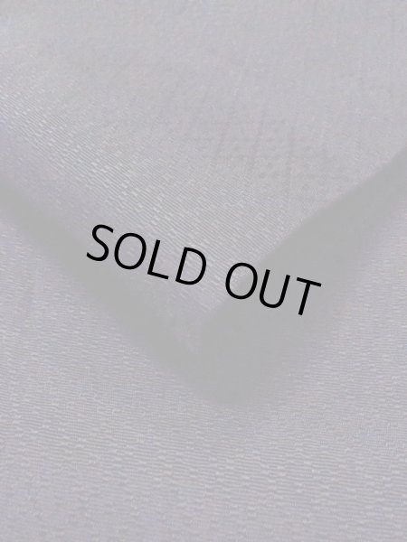 Photo7: M0902B Vintage Japanese Kimono   Black HANHABA OBI half width sash Lozenges Silk. (Grade B) (7)