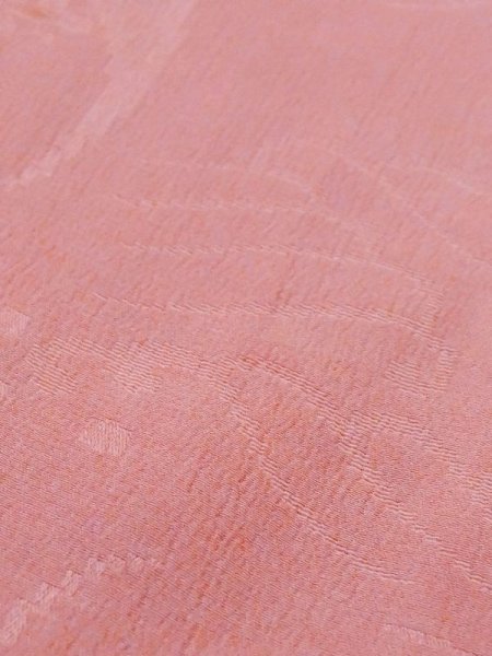 Photo9: M0907A Antique Japanese women   Pink HAORI short jacket / Silk. Flower, Stains/Soils all over.  (Grade C) (9)