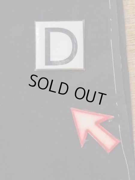 Photo18: M0907J Antique Japanese women   Black HAORI short jacket / Silk. Pine tree/branch/needle,   (Grade C) (18)