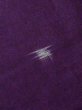 Photo8: M0907N Antique Japanese women  Vivid Purple HAORI short jacket / Silk. Abstract pattern   (Grade C) (8)