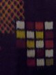 Photo5: M0907P Antique Japanese women   Black HAORI short jacket / Silk. Quadrangle,   (Grade D) (5)