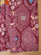 Photo16: M0907T Antique Japanese women Vivid Purplish Pink HAORI short jacket / Silk. Lozenges,   (Grade D) (16)