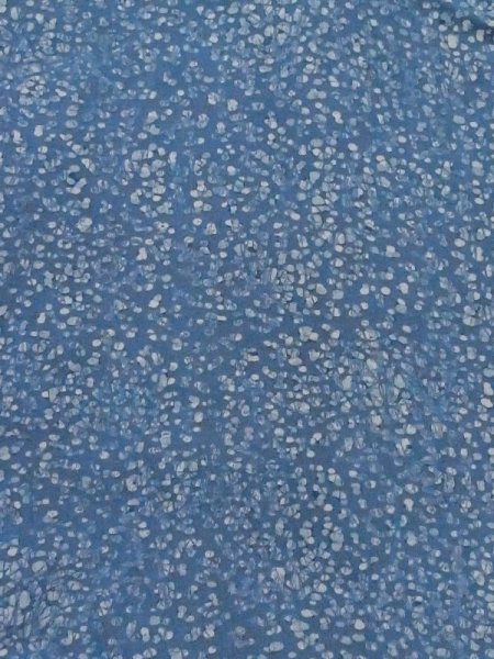 Photo3: M0907Z Vintage Japanese women  Grayish Light Blue HAORI short jacket /  Abstract pattern   (Grade B) (3)