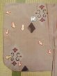 Photo18: M0908B Antique Japanese women  Pale Pink HAORI short jacket / Silk. Lozenges,   (Grade C) (18)
