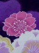 Photo9: M0914F Used Japanese women   Black YUKATA summer(made in Other than Japan) / Cotton. SAKURA cherry blossom   (Grade C) (9)