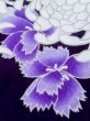 Photo8: M0914I Used Japanese women   Black YUKATA summer(made in Other than Japan) / Cotton. Chrysanthemum, Fringed pink ｐattern  (Grade A) (8)
