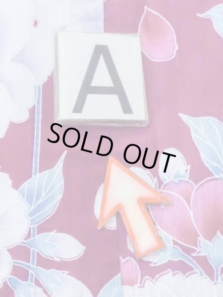 Photo13: M0914J Used Japanese women  Vivid Pink YUKATA summer(made in Other than Japan) / Cotton. Flower,   (Grade B) (13)