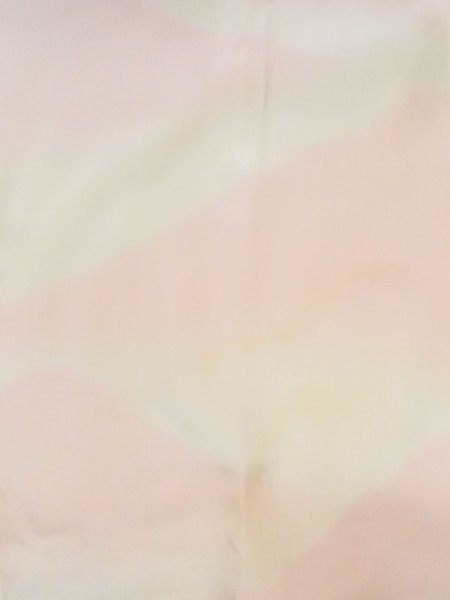 Photo3: M0922F Vintage Japanese women  Pale Pink JUBAN undergarment / Silk. Mountain,   (Grade C) (3)