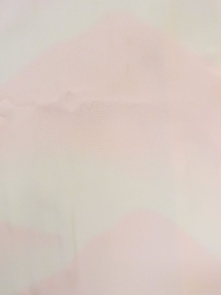 Photo7: M0922F Vintage Japanese women  Pale Pink JUBAN undergarment / Silk. Mountain,   (Grade C) (7)