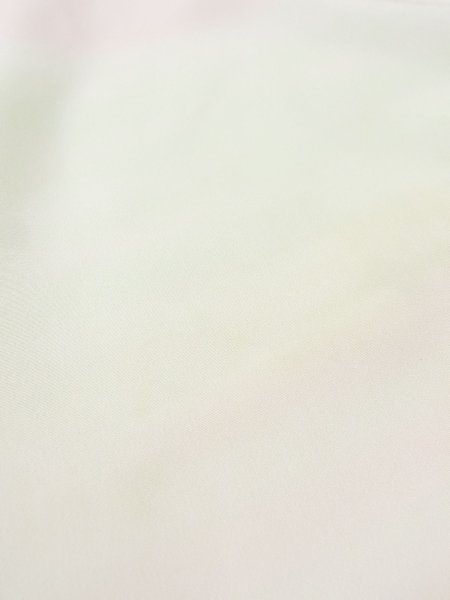 Photo8: M0922G Vintage Japanese women Pale Light White JUBAN undergarment / Silk. Dot,   (Grade C) (8)