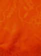 Photo3: M0922J Antique Japanese women   Orange JUBAN undergarment / Silk. Chrysanthemum,   (Grade D) (3)