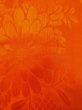 Photo5: M0922J Antique Japanese women   Orange JUBAN undergarment / Silk. Chrysanthemum,   (Grade D) (5)