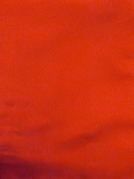 Photo4: M0922K Antique Japanese women   Red JUBAN undergarment / Silk. Bamboo leaf,   (Grade B) (4)