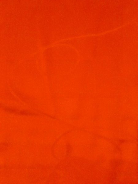 Photo4: M0922Q Antique Japanese women   Red JUBAN undergarment / Silk.  Based woven pattern : Traditional Japanese handball  (Grade C) (4)