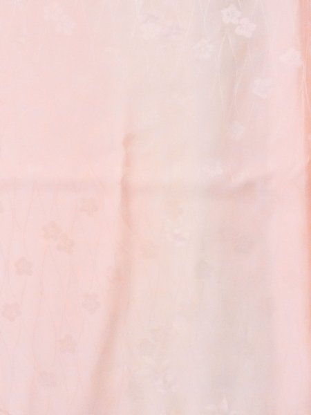 Photo4: M0922X Vintage Japanese women Pale Light Pink JUBAN undergarment / Synthetic.    (Grade C) (4)