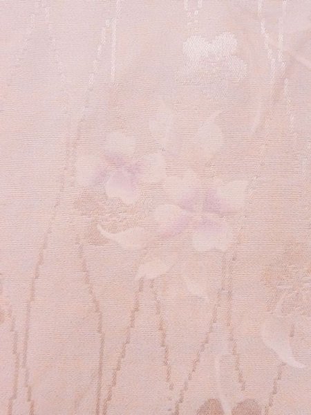 Photo5: M0922X Vintage Japanese women Pale Light Pink JUBAN undergarment / Synthetic.    (Grade C) (5)