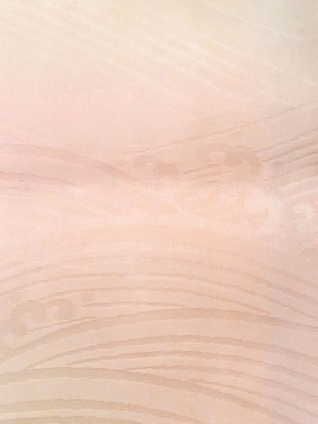 Photo5: M0923A Used Japanese women Pale Light Pink JUBAN undergarment / Synthetic. Wave,   (Grade C) (5)