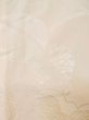 Photo5: M1003A Vintage Japanese women  Pale Coral JUBAN undergarment / Silk. Gradation Lining is attached on sleeves. Based woven pattern: Bells, Japanese traditional handball  (Grade B) (5)