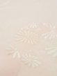 Photo10: M1003A Vintage Japanese women  Pale Coral JUBAN undergarment / Silk. Gradation Lining is attached on sleeves. Based woven pattern: Bells, Japanese traditional handball  (Grade B) (10)