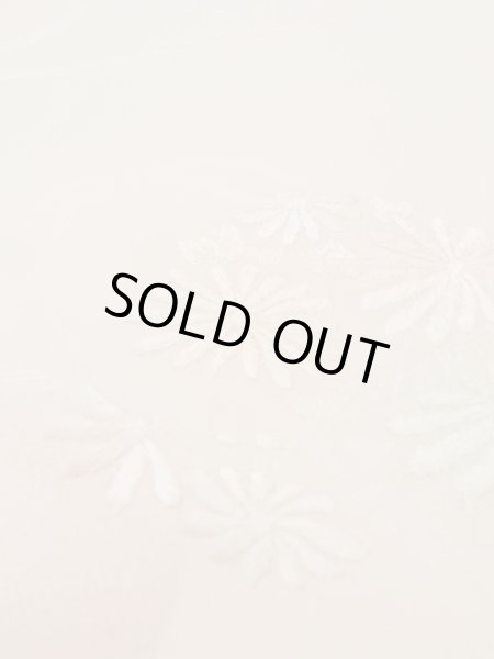 Photo10: M1003A Vintage Japanese women  Pale Coral JUBAN undergarment / Silk. Gradation Lining is attached on sleeves. Based woven pattern: Bells, Japanese traditional handball  (Grade B) (10)