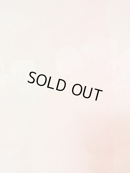 Photo6: M1003C Vintage Japanese women   Coral JUBAN undergarment / Silk. UME plum bloom, Lining is attached on sleeves.  (Grade B) (6)