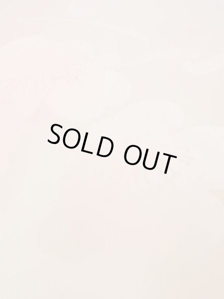 Photo8: M1003C Vintage Japanese women   Coral JUBAN undergarment / Silk. UME plum bloom, Lining is attached on sleeves.  (Grade B) (8)