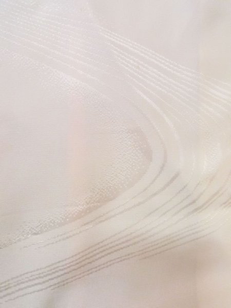 Photo7: M1003G Vintage Japanese women  Pale Pink JUBAN undergarment / Silk. Stream   (Grade C) (7)