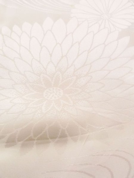 Photo10: M1003G Vintage Japanese women  Pale Pink JUBAN undergarment / Silk. Stream   (Grade C) (10)