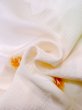 Photo12: Mint M1003H Used Japanese women  Light Pink JUBAN undergarment / Silk. Flower   (Grade A) (12)
