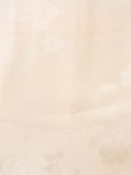 Photo4: M1003I Vintage Japanese women Pale Light Pink JUBAN undergarment / Silk. Gradation   (Grade B) (4)