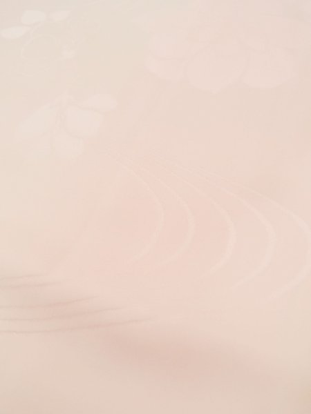 Photo9: M1003I Vintage Japanese women Pale Light Pink JUBAN undergarment / Silk. Gradation   (Grade B) (9)