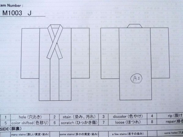Photo11: M1003J Vintage Japanese women Pale Light Pink JUBAN undergarment / Silk.  Based woven pattern: Maple leaf, Bamboo leaf, Tortoise-shell pattern(Hexagonal pattern)  (Grade B) (11)