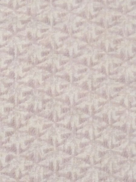 Photo5: M1003O Vintage Japanese women Pale Grayish Purple JUBAN undergarment / Wool. Abstract pattern Aging deterioration. There is an impression from use.  (Grade D) (5)