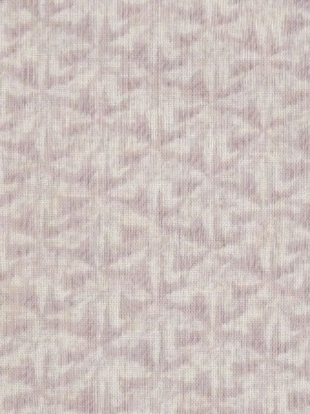 Photo6: M1003O Vintage Japanese women Pale Grayish Purple JUBAN undergarment / Wool. Abstract pattern Aging deterioration. There is an impression from use.  (Grade D) (6)
