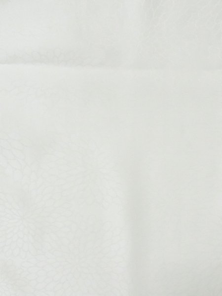 Photo3: M1003P Vintage Japanese women   White JUBAN undergarment / Synthetic.    (Grade C) (3)