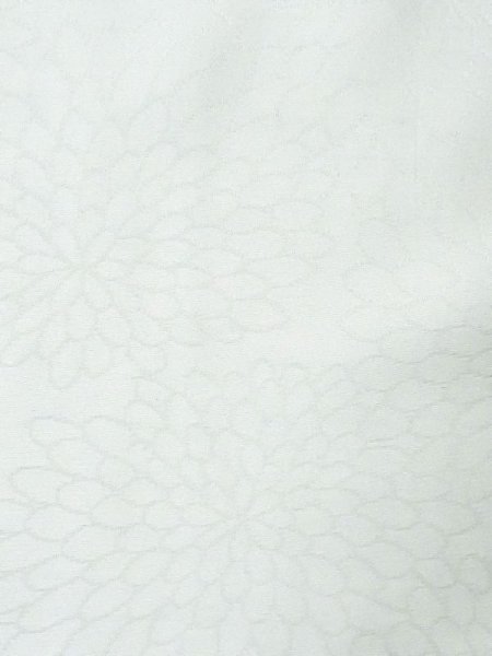 Photo6: M1003P Vintage Japanese women   White JUBAN undergarment / Synthetic.    (Grade C) (6)