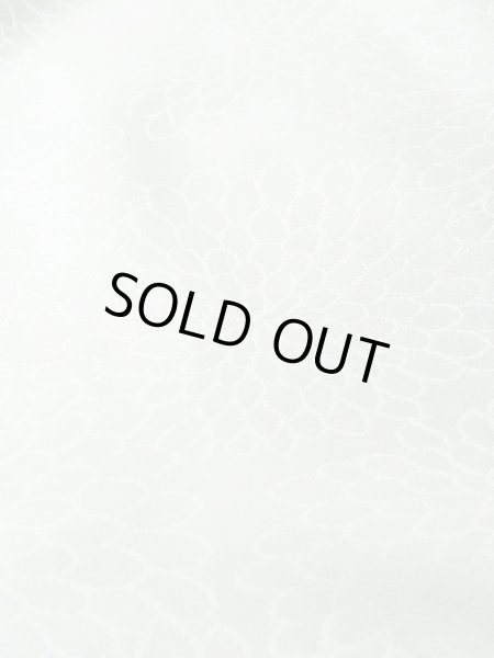 Photo7: M1003P Vintage Japanese women   White JUBAN undergarment / Synthetic.    (Grade C) (7)